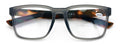Men Rectangular Sport TR90 Clear Bifocal Reading Glasses - Lightweight Reader