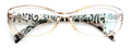 Women Leopard Print Translucent Progressive Reading Glasses - Zero Power On Top