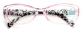 Women Leopard Print Translucent Progressive Reading Glasses - Zero Power On Top