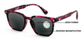 Progressive Reading Sunglasses - Zero Power On Top -UV Protection Tinted Bifocal