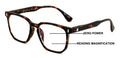 Matte Progressive Clear Reading Glasses - Anti Blue Blocker - Zero Power on Top