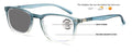 Progressive Reading Glasses - Zero Clear On Top Reader with Photochromic Darken