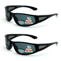 2 Pairs Men Polarized Bifocal Sunglasses - Fly Fishing Readers Outdoor Reading