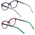 2 Pairs Women Optical Frame Translucent Fashion Reading Glasses Reader ZT105