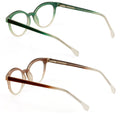 2 Pairs Round Half Tone Optical Frame Reading Glasses - Unisex Readers ZT101
