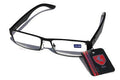 Khan Rectunglar Reading Glasses Reader +3.00 Black frame sleek smart looking - Vision World