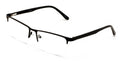 Men Premium Optical Frame Wide Large Head Reading Glasses Half Rim Metal 149MM