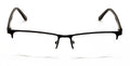 Men Premium Optical Frame Wide Large Head Reading Glasses Half Rim Metal 149MM