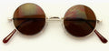 New Small Round Hipster Fashion Sunglasses Metal UV Protection Potter Fit Kids or Teenager - Vision World