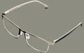 Men Premium Optical Frame Wide Large Head Reading Glasses Half Rim Metal 149MM