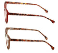 2 Pairs Women 2 Tone Oval Tortoise Temple Optical Frame Fashion Reading Glasses ZT102