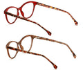 2 Pairs Women 2 Tone Oval Tortoise Temple Optical Frame Fashion Reading Glasses ZT102