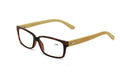 Genuine Bamboo Rectangular Reading Glasses Men Women light weight Readers