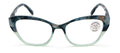 Women Cateye Progressive Clear Bifocal Reading glasses - No Line or Bubble - Zer