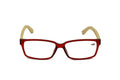 Genuine Bamboo Rectangular Reading Glasses Men Women light weight Readers
