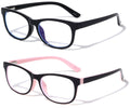 2 Pairs Kids Blue Light Blocking Glasses, Anti Eyestrain UV Protection Computer - Vision World