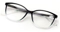 Women Fashion Reading Glasses - Stylish 2 Tone Clear Lens Reader - Vision World
