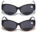 2 Pairs Women Bifocal Reading Sunglasses Reader Glasses Cateye Vintage Jackie O