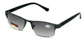 Metal Rectangle Progressive No Line Reading Glasses Tri-Focal Sunglasses Readers - Vision World