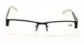 Men Rectangular Half Rimless Metal Reader Reading Glasses Sophisticate look 1230 - Vision World