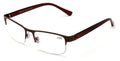 Metal Rectangle Progressive Clear Lens No Line Reading Glasses Tri-Focal Reader - Vision World