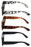 3 Pairs Rectangle Bifocal Sunglasses Reader Women Retro Bold Reading Glasses - Vision World
