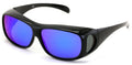 Large Polarized Fit Over Glasses Sunglasses 63mm Frame Mirror Unisex Taiwan Made - Vision World