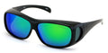 Large Polarized Fit Over Glasses Sunglasses 63mm Frame Mirror Unisex Taiwan Made - Vision World
