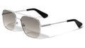 GLASS Lens Premium Square Pilot Metal Frame Sunglasses For Men Or Women UV400 - Vision World
