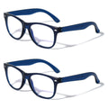 2 Pairs Kids Blue Light Blocking Glasses, Anti Eyestrain & UV Protection, Comput - Vision World