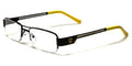 Khan Rectangular Half Rimless Metal Reader Reading Glasses Semi-Rimless - Vision World