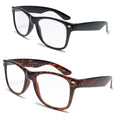 2 Pairs Classic comfortable reading glasses - unisex readers by Vision World - Vision World