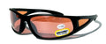 BiFocal Black Sunglasses With Copper Amber Driving Lens - Anti-Blue Ray Bi-focal - Vision World