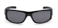 Gloss Black Men Locs Sunglasses Wrap Around Cholo Motorcycle Shades