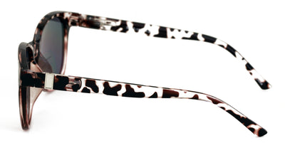Women’s Bifocal 2-Tone Tortoise Reading Sunglasses – UV400 Tinted Lenses, Oval C