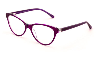Women Cateye Fashion Acetate Non-prescription Glasses Clear Lens Eyeglasses Fram - Vision World