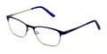 Women Stainless Steel Metal  Non-prescription Eye Glasses Frame Clear Lens Half - Vision World