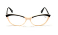 Women Cateye Slim Vintage Reader Acetate Reading Glasses - 2 Tone Pointed Tip - Vision World