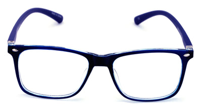 Men Premium Reading Glasses TR90 with Extended Temple - Clear Lens Reader Spring