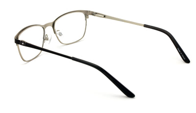 Women Stainless Steel Metal  Non-prescription Eye Glasses Frame Clear Lens Half - Vision World