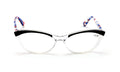 Women Cateye Slim Fashion Acetate Non-prescription Eyeglasses Frame Clear Lens - Vision World