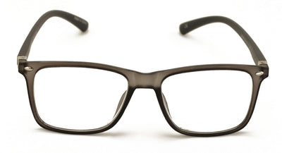 Men Premium Reading Glasses TR90 with Extended Temple - Clear Lens Reader Spring