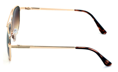 Metal Rectangle Sunglasses - Aviator Spring Hinge Tinted Readers Reading Glasses
