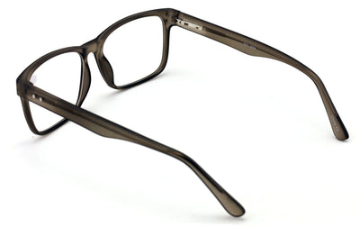 Large Men Premium Rectangular Reading Glasses Optical Frame Reader Spring Hinge - Vision World