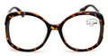 Women Oversized Butterfly Anti-Blue Clear Lens Glasses Eyeglasses UV Protection