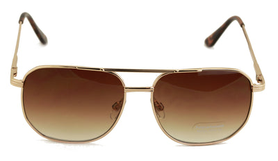 Metal Rectangle Sunglasses - Aviator Spring Hinge Tinted Readers Reading Glasses