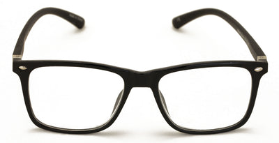 Men Premium Reading Glasses TR90 with Extended Temple - Clear Lens Reader Spring