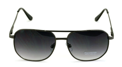 Metal Rectangle Sunglasses - Aviator Spring Hinge Tinted Readers Reading Glasses
