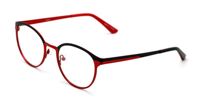 Round Circular Stainless Steel Non-prescription Eye-Glasses Frame Clear Lens - Vision World