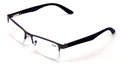 Rectangular Half Rim Reading Glasses /w Anti-reflective AR Coating Spring Hinge - Vision World